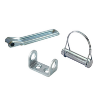 Charnière latérale avec poignée et boulon WINTERHOFF BSCH 10-17-270+BSCHG 10-17-B+BSCHG 10-17-B montage latéral de remorque complet