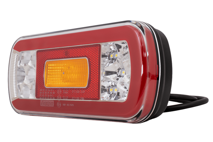 FRISTOM FT-130 COF Feu arrière LED, 6 fonctions, universel