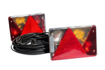 Kit d'éclairage : feux arrière ASPÖCK + faisceau MANTES 5 m 7 broches