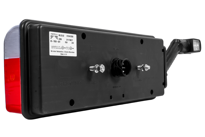 Feu arrière à baïonnette LED ASPÖCK EUROPOINT III 7 broches ASS2 avec avertisseur sonore et 7 fonctions restantes