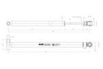 Amortisseur pour le dispositif de freinage AL-KO 161S pour une remorque de 1600 kg