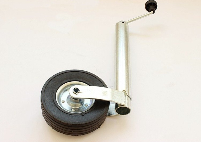 Roue jockey avec collier WINTERHOFF ST60-255SB+KLE60, 250 kg, 60 mm, 525-755 mm