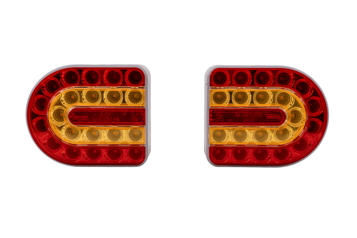 Feux arrière LED SPAREX CONNIX S.130977, 4 fonctions gauche + droit, sans fil, magnétiques