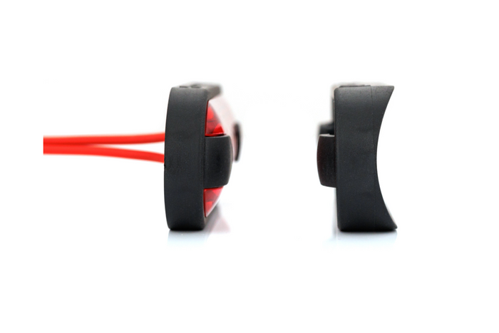 Feu de position universel mince à LED HORPOL LD 3212, rouge