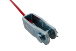Câble de rupture, de sécurité d'urgence KNOTT avec mousqueton 1200 mm