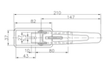 Attelage latéral avec fermoir UNITRAILER BV 10-1+BVG 10-B fermeture latérale complète pour remorque