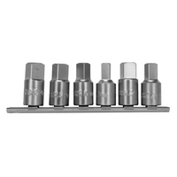 Jeu de clés à douille pour bouchons de vidange YATO YT-05997 3/8'' 6 pièces