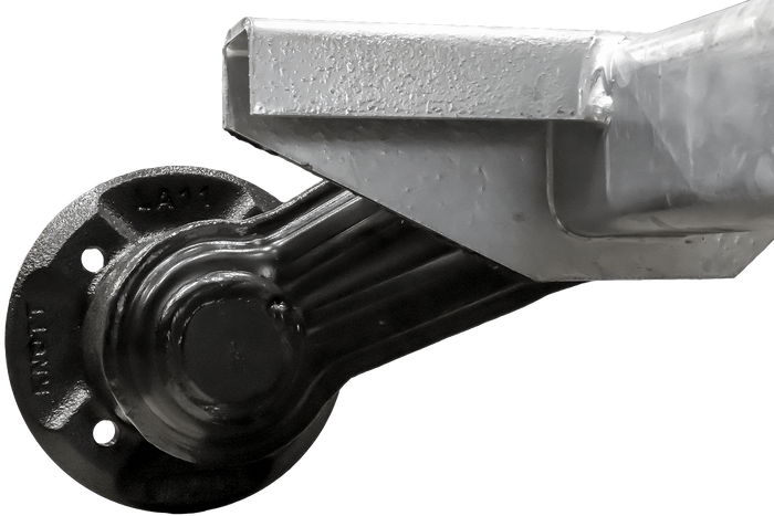 Essieu non freiné KNOTT VG7-L pour remorque de bateau 750 kg 1475 mm 1766 mm 4x100