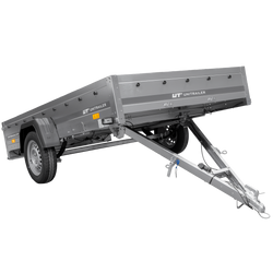 Remorque à un essieu sur ressorts 264x150 UNITRAILER GARDEN 265/R KIPP