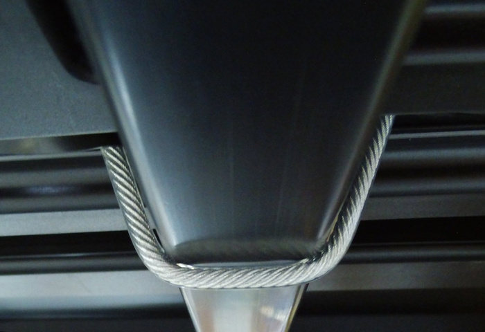 Colliers de serrage universels Flexi Fit (jeu de 4) - montage sur coffre de toit