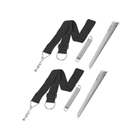 Ensemble de deux sangles anti-tempête ProPlus 361722 pour auvents Thule Omnistor 3m