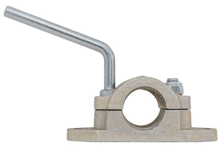 Support de roue en fonte KNOTT B48C6 pour tuyau ondulé de 48 mm