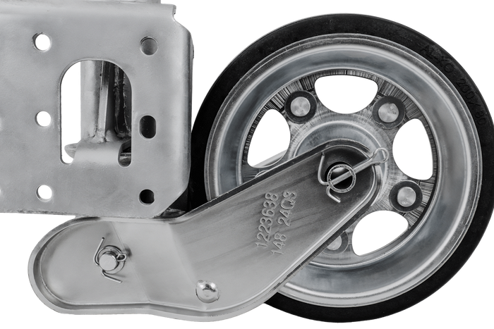 Roue jockey automatique AL-KO 1223638 avec poignée 500 kg 60 mm 1010-1350 mm