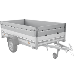 Côtés en aluminium BIS pour les remorques UNITRAILER GARDEN 264 KIPP ALU et 264/2 KIPP ALU