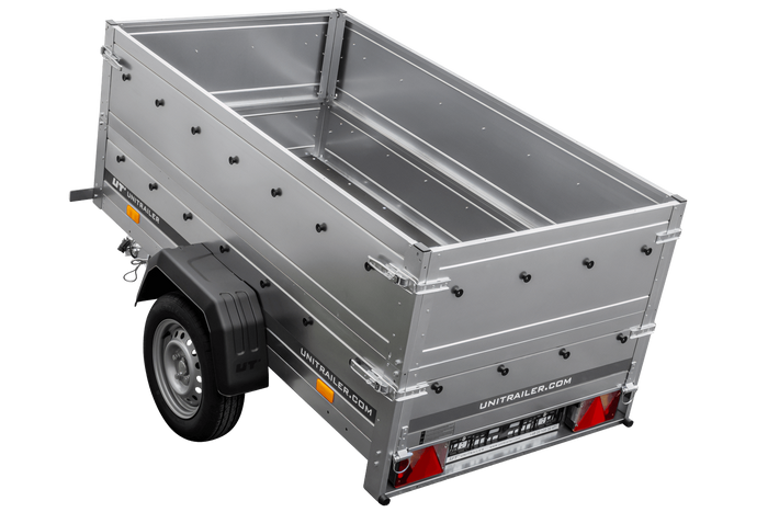 Remorque légère 200x106 UNITRAILER GARDEN 200 KIPP avec côtés BIS