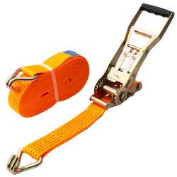 Courroie de transport orange UNITRAILER ERGO 6 m/50 mm/5 t avec tendeur