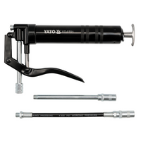 Pistolet graisseur manuel YATO YT-0701 pour cartouches et sacs graisseurs, avec deux embouts, capacité de 120 ml.