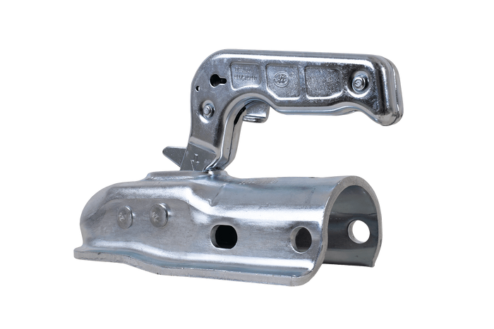 Attelage à boule STEELPRESS ZSK-1700D pour remorque de 1700 kg avec timon tubulaire de 50 mm