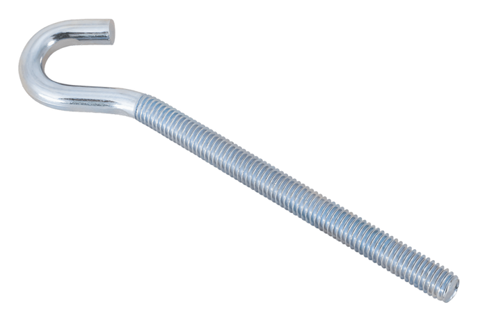 Piton, crochet, gond DROMET HZ M6x100 avec œillet ouvert (coudé)