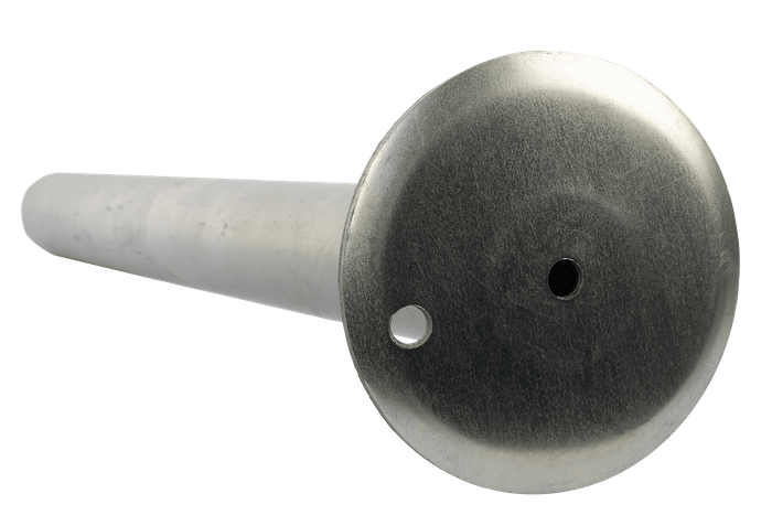 Béquille, support de manivelle, extensible WINTERHOFF ST48-120 pour remorque de 150 kg, 600-820 mm