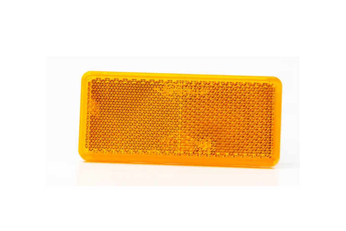 Réflecteur rectangulaire orange FRISTOM DOB-035Z 90x40mm