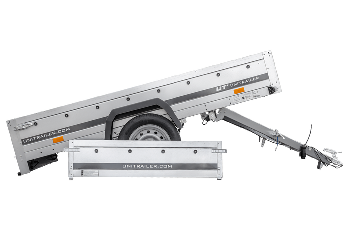 Remorque sur ressorts 230x125 UNITRAILER GARDEN 230/R KIPP