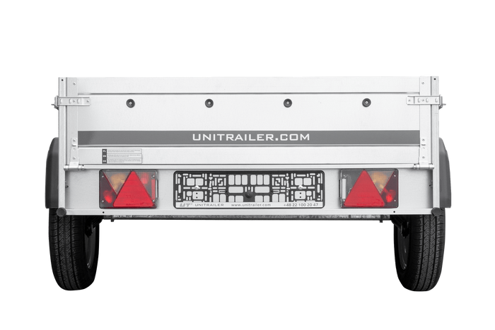 Remorque porte-voitures 200x125 UNITRAILER GARDEN 201 KIPP