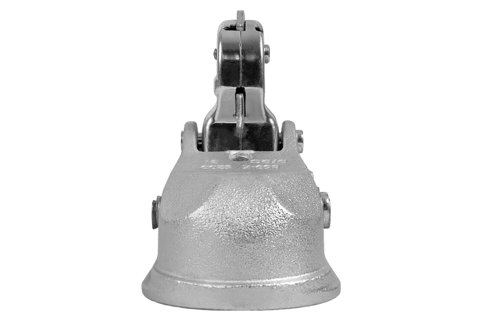 Attelage à boule WINTERHOFF WW 350-RCH-1616 pour remorque de 3500 kg avec timon tubulaire de 60 mm, en fonte