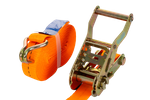 Courroie de transport orange UNITRAIER 6 m/25 mm/1 t avec tendeur