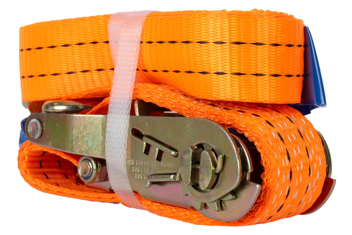 Courroie de transport orange UNITRAIER 3 m/35 mm/2 t avec tendeur