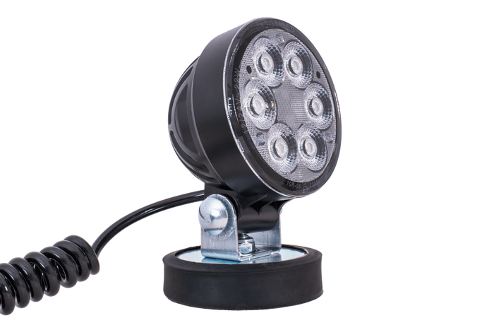 Lampe de travail LED réflecteur FRISTOM FT-364,  6xLED 2500lm avec support magnétique