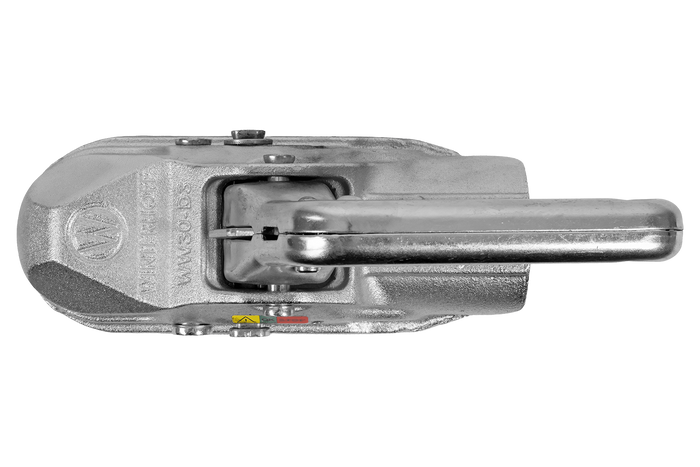 Attelage à boule WINTERHOFF WW 30-D3-K1212 pour remorque de 3000 kg avec timon tubulaire de 50 à 51 mm, en fonte