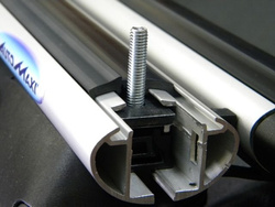 T - profilé en T MF (rainures) - Adaptateur pour barres à rainures en T - Inter Pack Traxer, Carver, Zenith