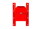 Goulotte à grains rouge UNITRAIER pour remorques agricoles 250x355mm