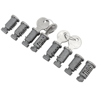 Coffret de serrures et clés Atera (8 pièces + 2 clés) 083012