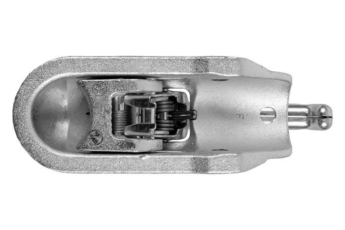 Attelage à boule WINTERHOFF WW 30-D3-K1212 pour remorque de 3000 kg avec timon tubulaire de 50 à 51 mm, en fonte