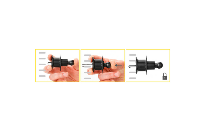 Support de téléphone Graviton LAMPA pour la grille d'aération