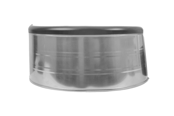 Garde-boue double pour remorque 15-16" DOMAR DK7120, passage de roue 880/400 mm, métal avec bord en caoutchouc