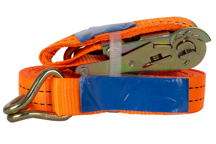 Courroie de transport orange UNITRAIER 8 m/35 mm/2 t avec tendeur