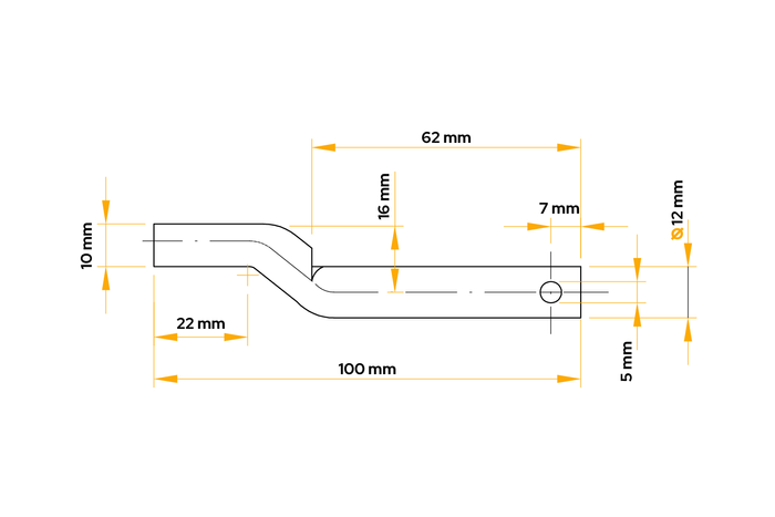 Verrou de charnière latérale de remorque, WINTERHOFF BSCHG 10-14-E