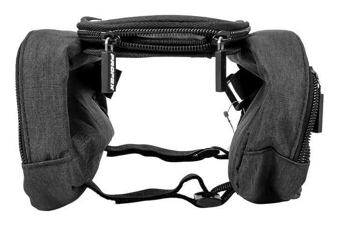 Sacoche de cadre de vélo PROFEX 93015 avec 2 poches et étui pour téléphone