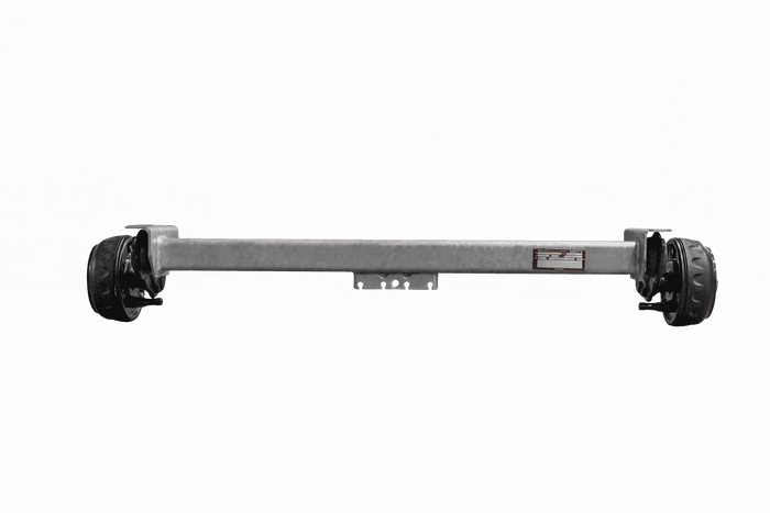 Essieu freiné KNOTT VGB13M pour remorque/porte-voitures 1350 kg, 1200 mm, 1550 mm, 5x112