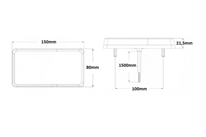 Feux arrière LED KAMAR L2295-Z, 4 fonctions, gauche + droite