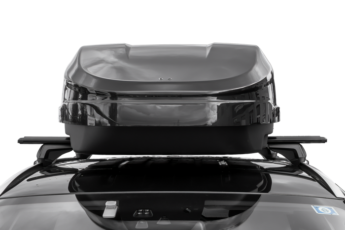 Coffre de toit Inter Pack Monsun PRO M, noir métallisé