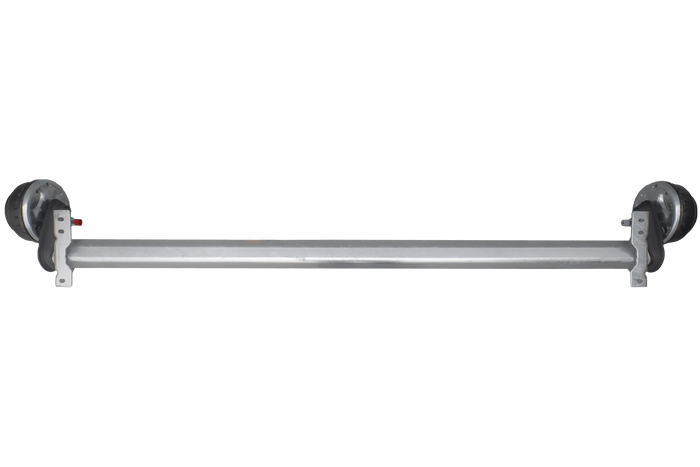 Essieu freiné AL-KO COMPACT pour remorque / dépanneuse 1350kg 1900mm 2350mm 5x112