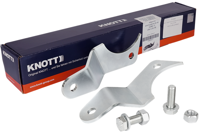 Supports d'amortisseur KNOTT pour essieux freinés VGB8-13 A-36