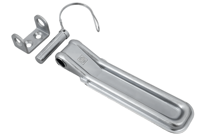 Charnière latérale avec support et verrou WINTERHOFF BSCH 10-17-220+BSCHG 10-17-B+BSCHG 10-17-B montage latéral remorque complet