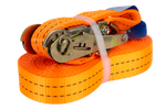 Sangle d'arrimage orange UNITRAILER 10 m/35 mm/2 t avec tendeur