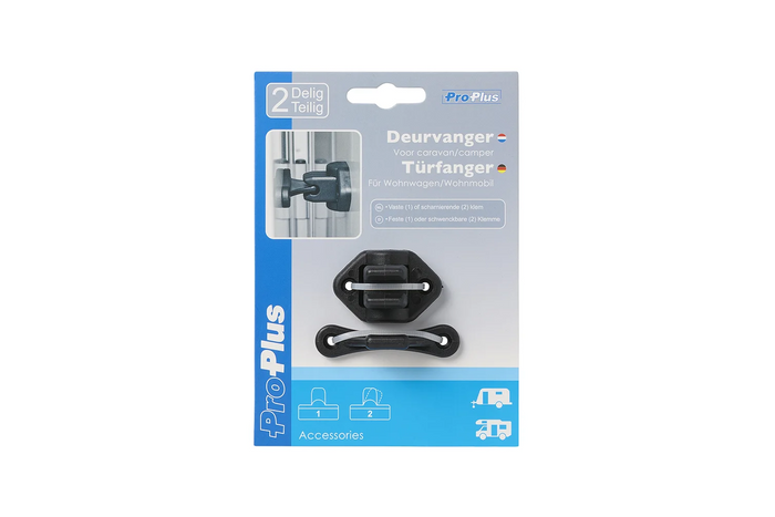 Loquet de porte de caravane ProPlus 362622PMBK, poignée de maintien de porte noire