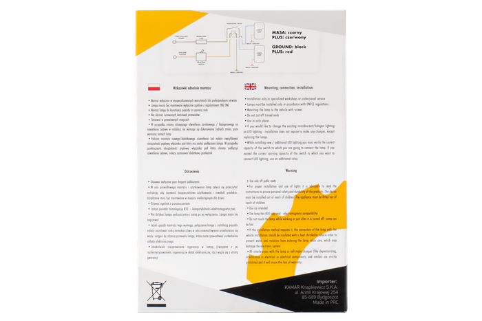 Phare de travail LED TruckLED L0173 18xLED 2800lm connecteur DT